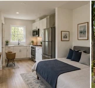 Interior ADU renovation inside a residential home